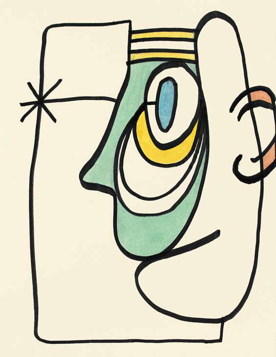 565x731 famed author kurt vonnegut's drawings - Kurt Vonnegut Drawings