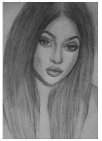 357x493 drawing kylie jenner drawings in drawings, art, sketches - Kylie Jenner Drawing