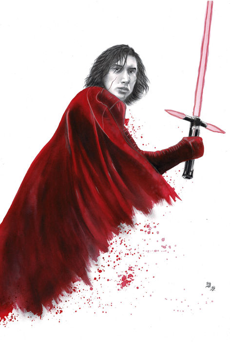 474x700 kylo ren - Kylo Ren Drawing