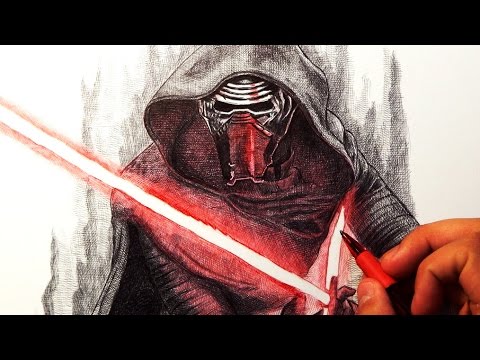 480x360 kylo ren star wars drawing - Kylo Ren Drawing