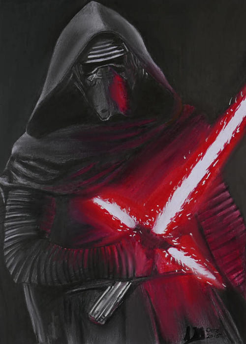 500x700 kylo ren - Kylo Ren Drawing