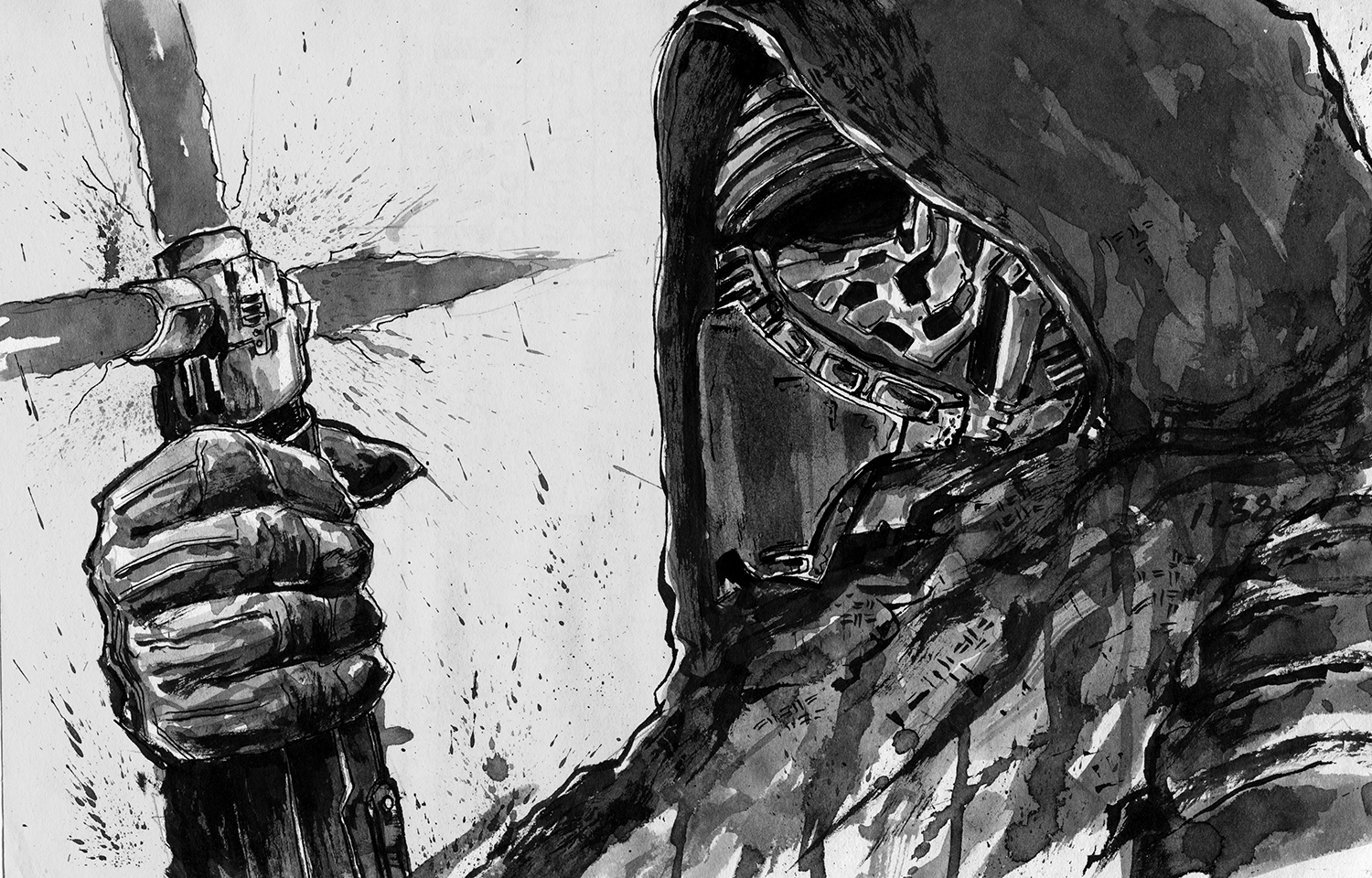 1500x960 kylo ren drawing - Kylo Ren Drawing