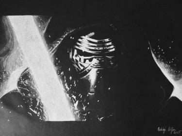 375x280 kylo ren drawing - Kylo Ren Drawing