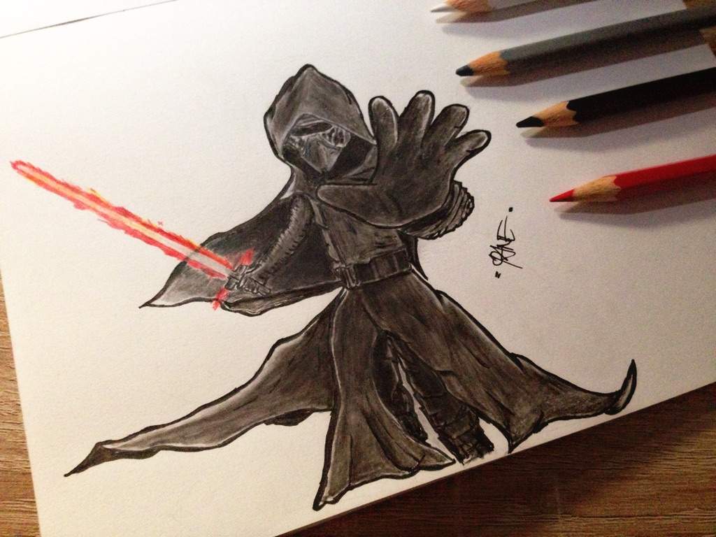1024x768 star wars drawing kylo ren star wars amino - Kylo Ren Drawing
