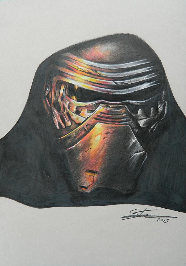 632x900 star wars kylo ren sketch drawing - Kylo Ren Drawing