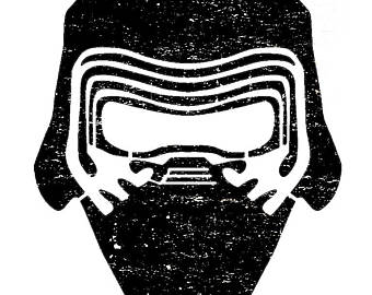 340x270 kylo ren mask etsy - Kylo Ren Helmet Drawing
