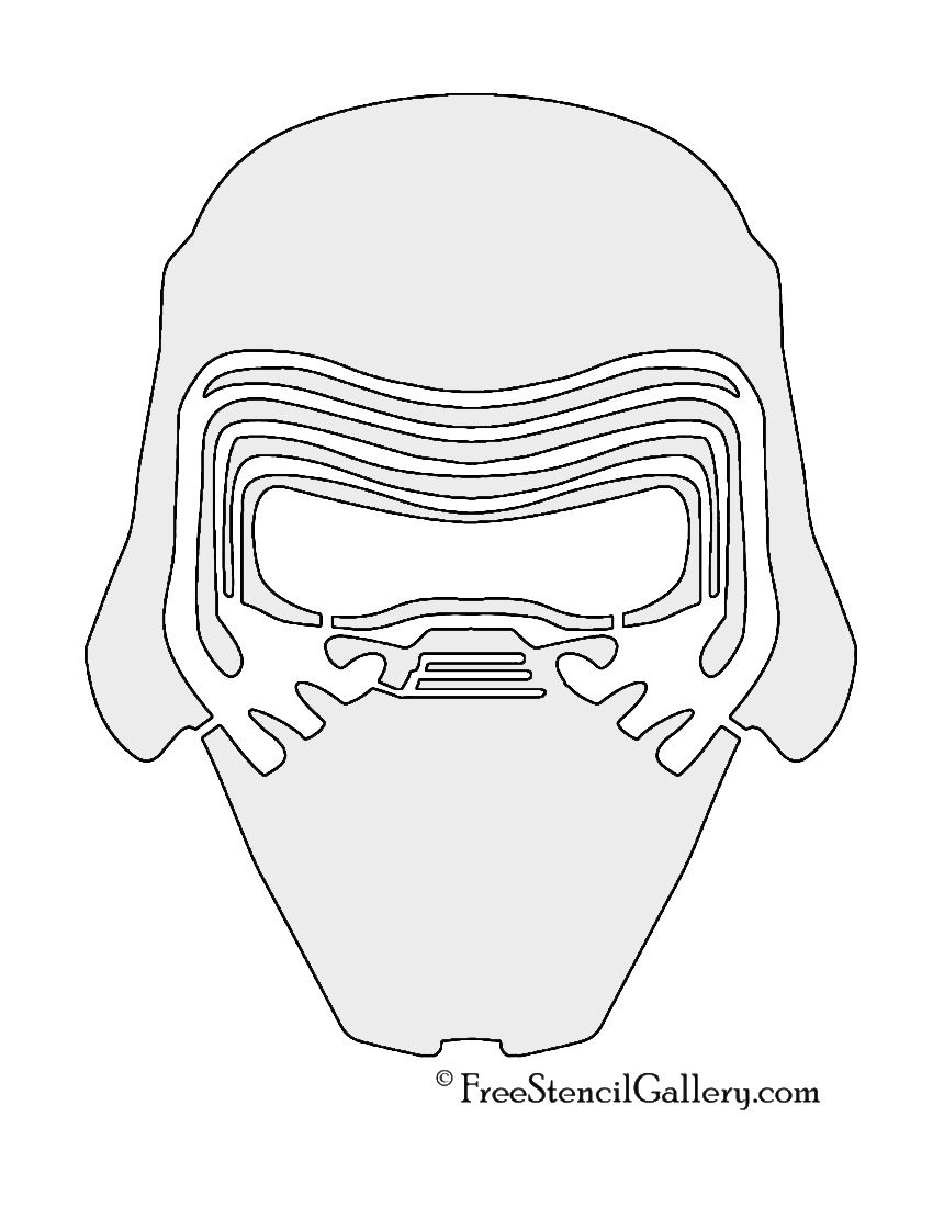 850x1100 disney kylo ren costumes, star - Kylo Ren Helmet Drawing