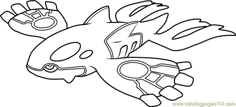 800x365 Kyogre My Art Work - Kyogre Drawing