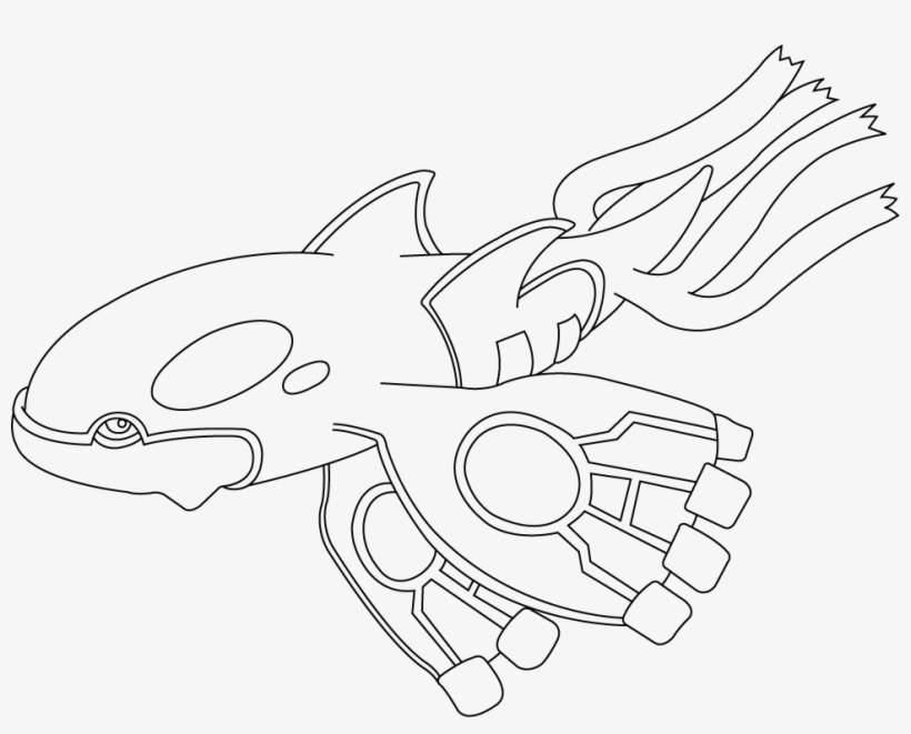 820x661 Primal Kyogre Drawing How To Draw Kyogre From Pokemon - Kyogre Drawing