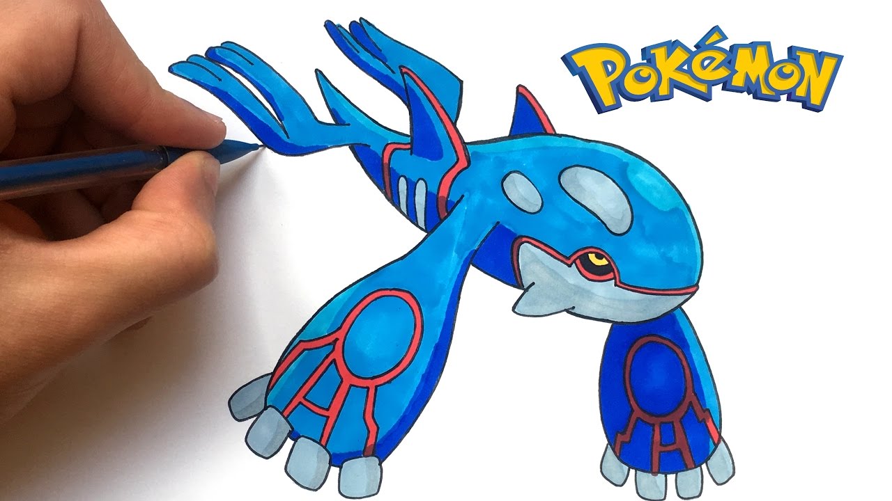 Dessin Kyogre - Kyogre Drawing. 