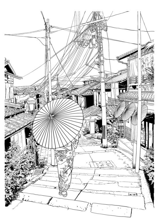 550x778 kyoto - Kyoto Drawing