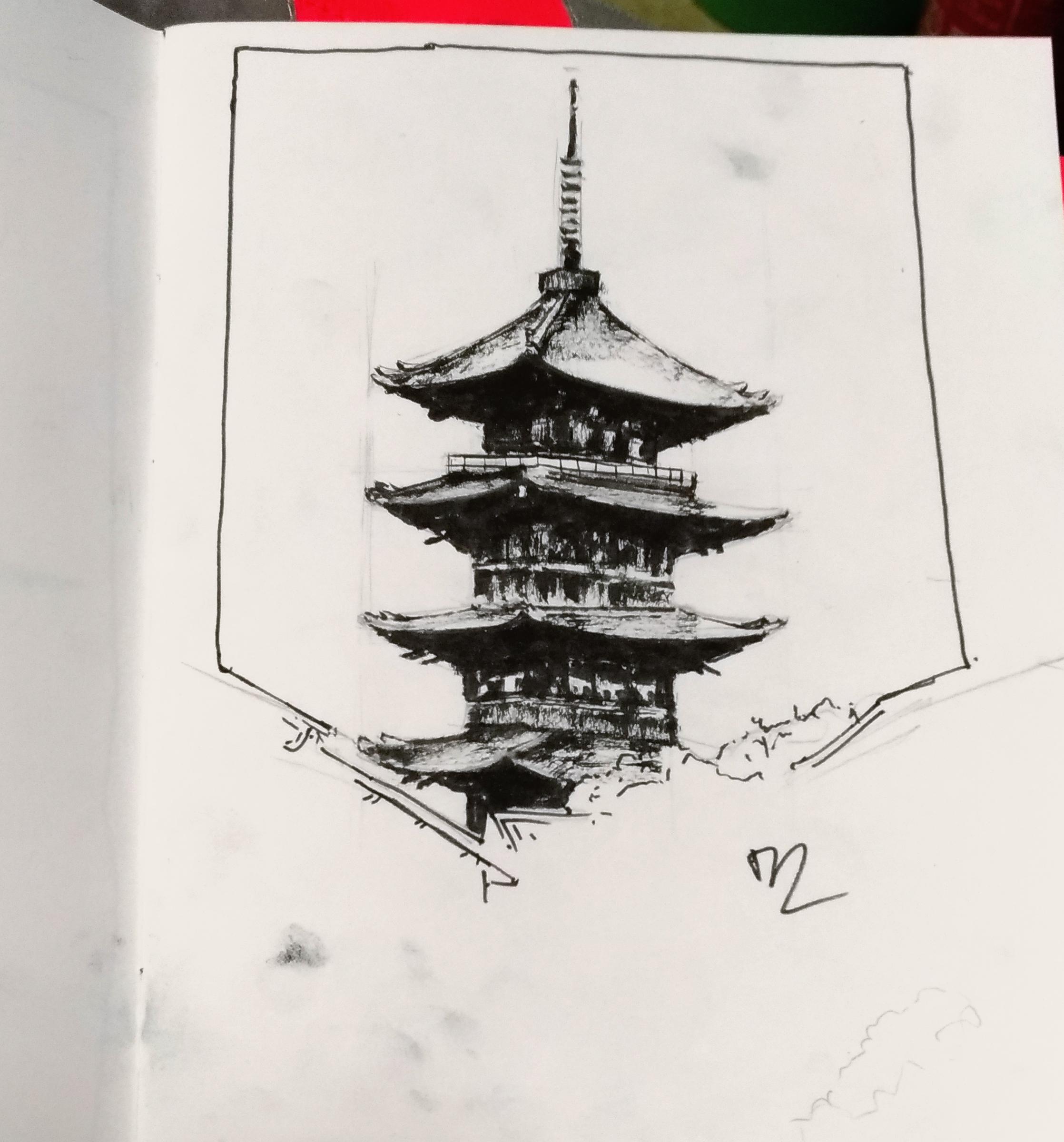 2236x2400 the paper is more dirty than clean, but here is kyoto drawing - Kyoto Drawing