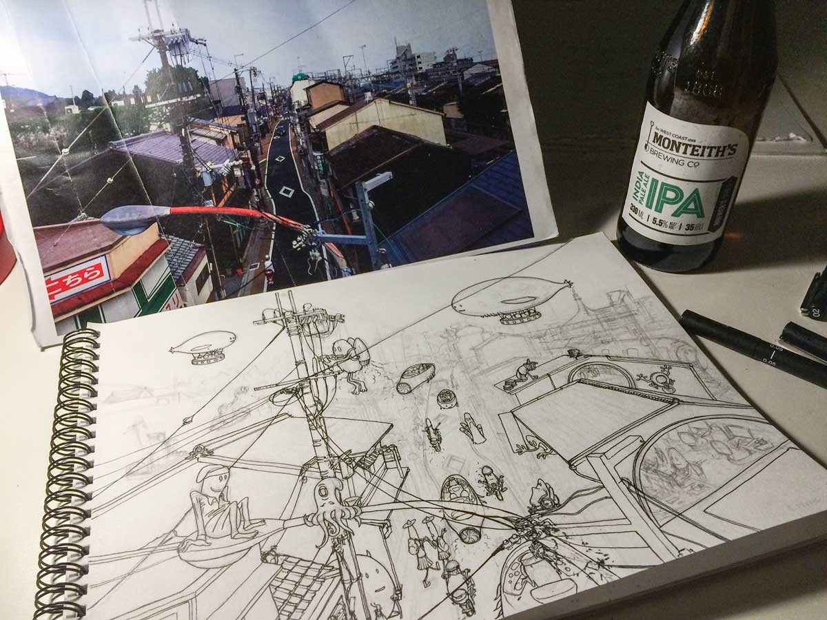 1200x900 work in progress kyoto drawing chris fraser on line - Kyoto Drawing