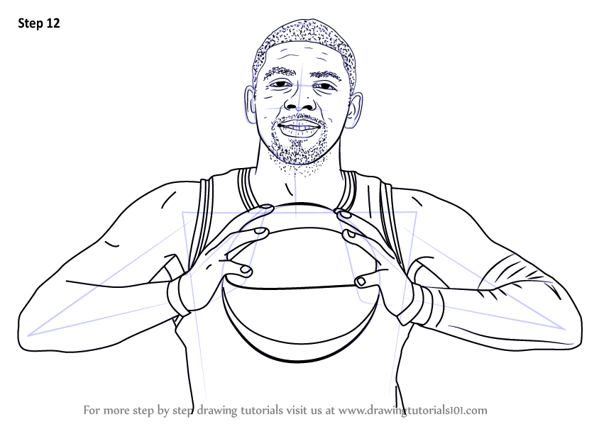 844x598 Learn How To Draw Kyrie Irving - Kyrie 2 Drawing
