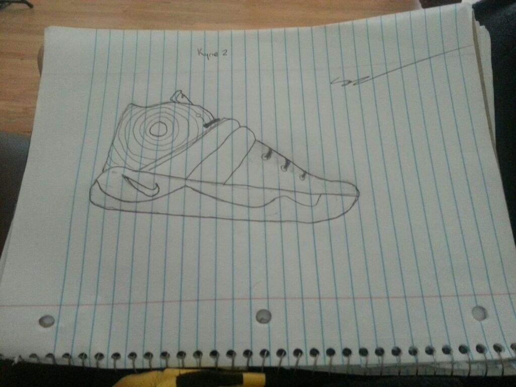 1024x768 Drawing Of Kyrie - Kyrie 2 Drawing