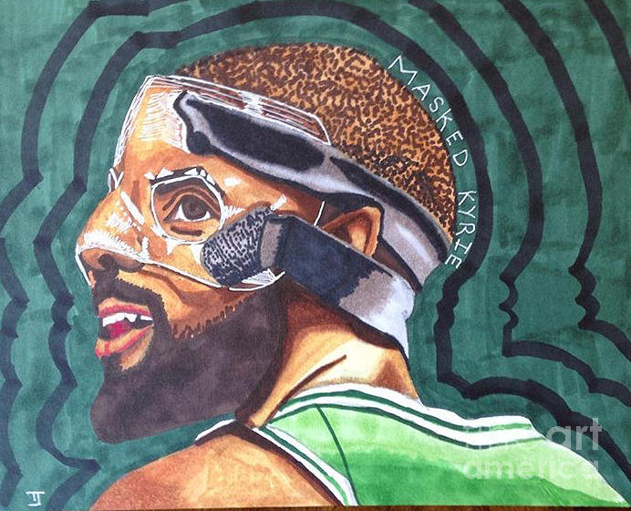 692x560 Kyrie Irving Drawing Drawing - Kyrie Irving Drawing