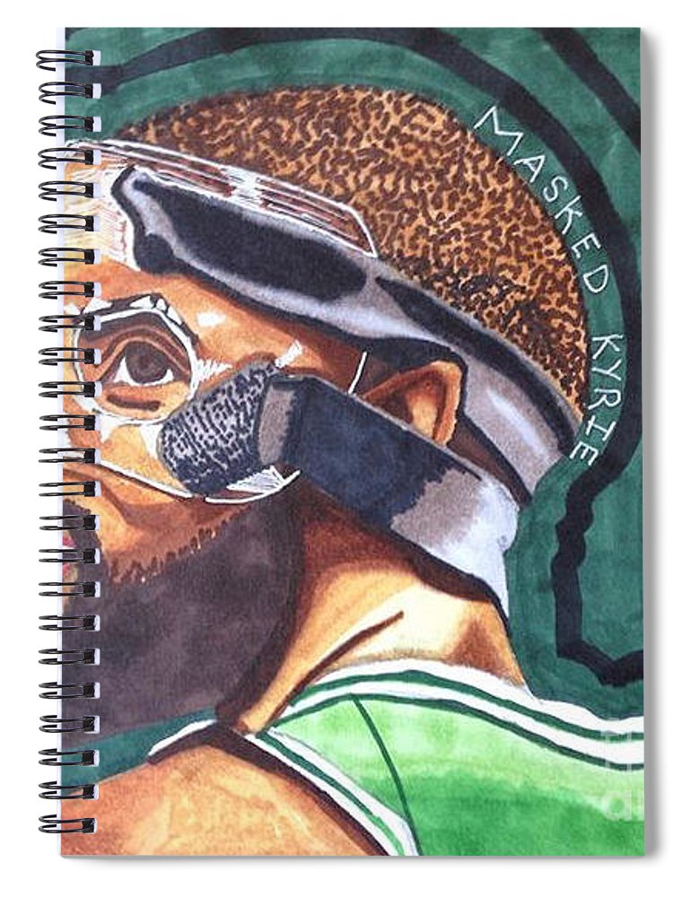 770x1000 Kyrie Irving Drawing Spiral Notebook For Sale - Kyrie Irving Drawing