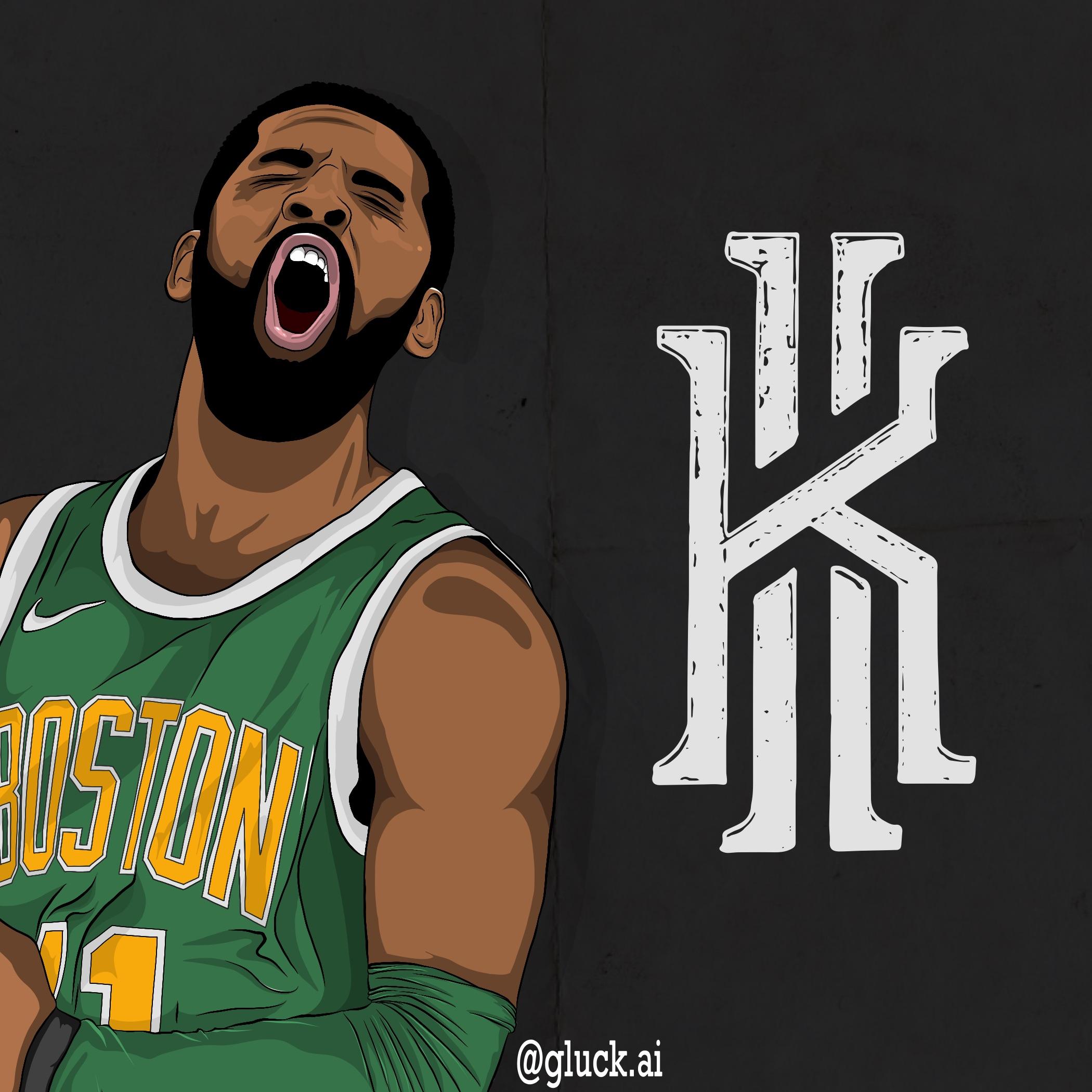How To Draw Kyrie Irving Easy