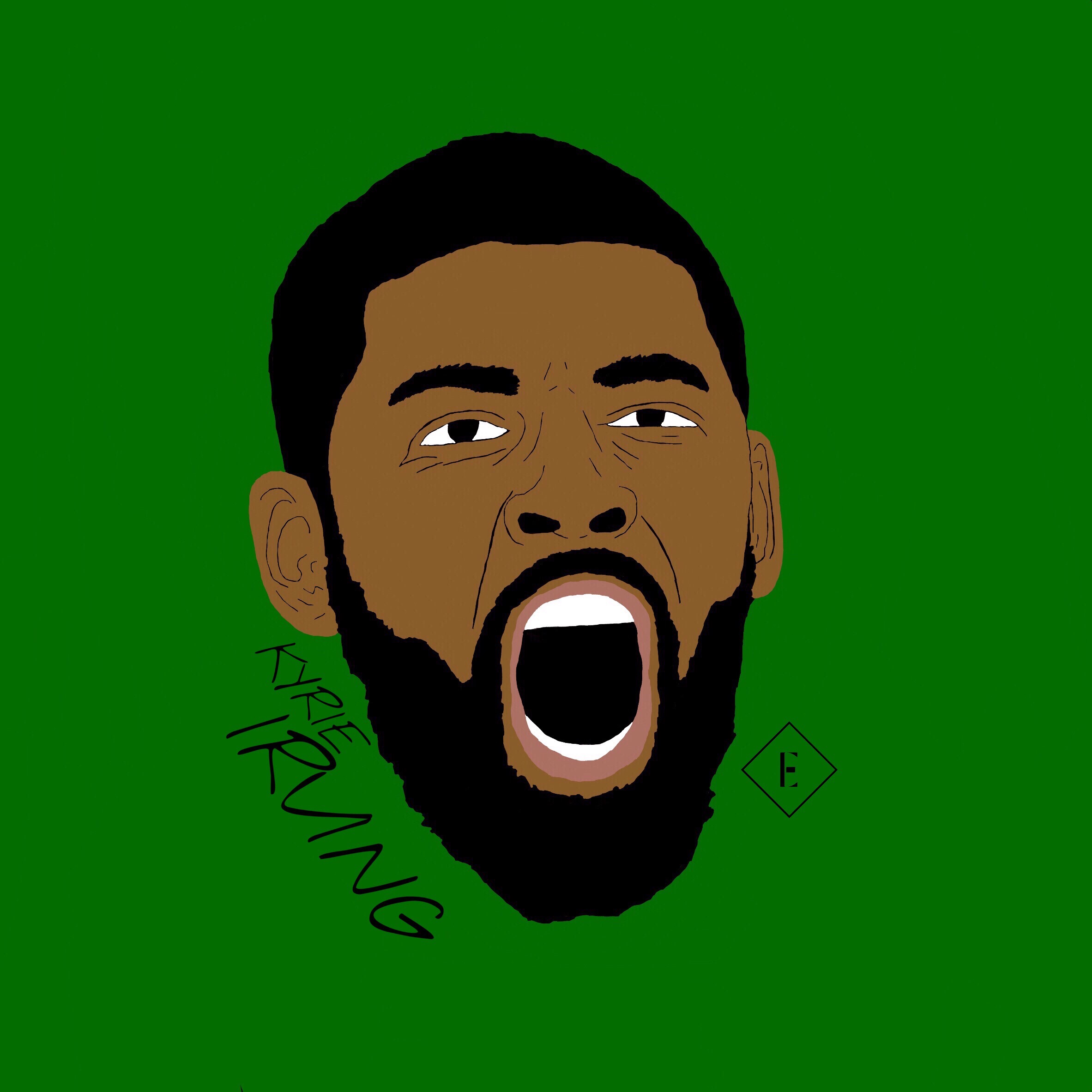 2365x2365 Kyrie Irving Drawing Madewith - Kyrie Irving Drawing