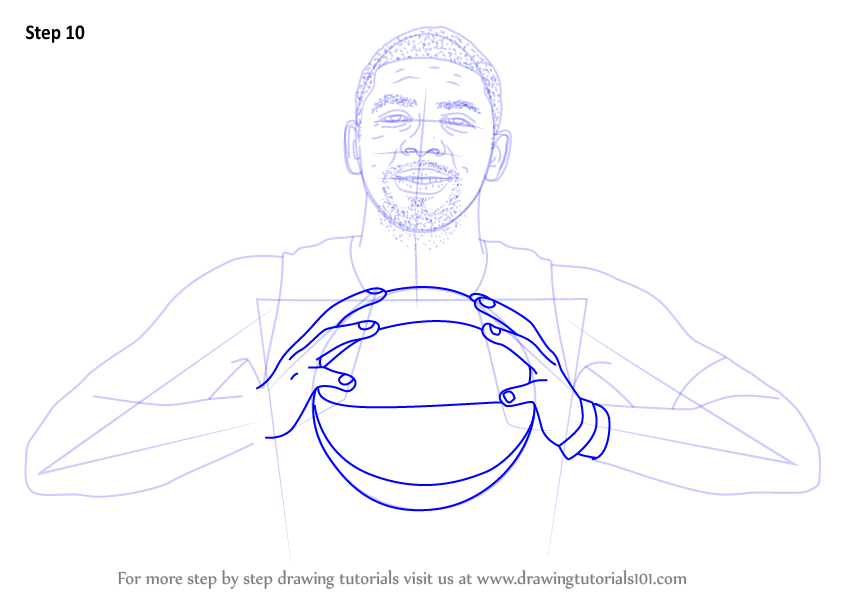 844x598 Learn How To Draw Kyrie Irving - Kyrie Irving Drawing Pencil
