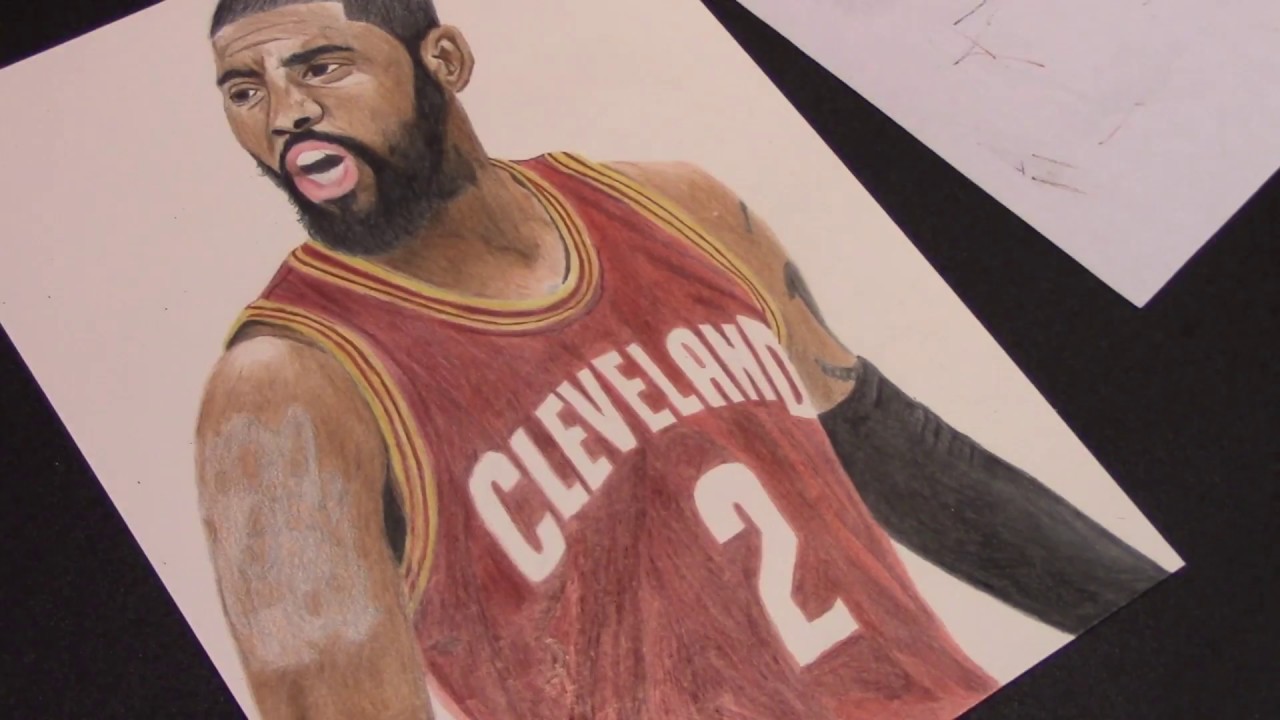 1280x720 Sports Art - Kyrie Irving Drawing Pencil