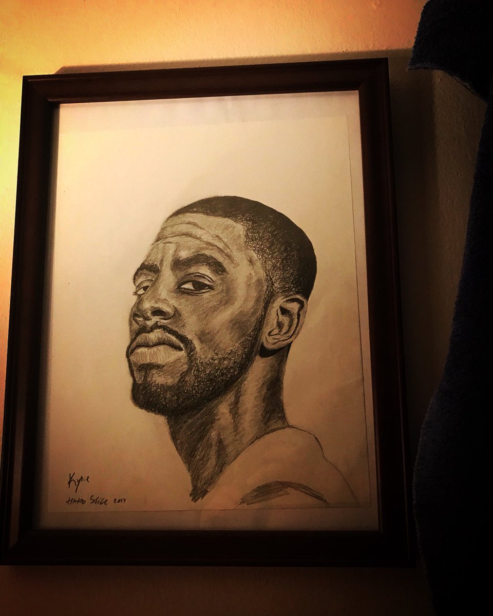 960x1200 Timboslicedaartist On Twitter Here's A Piece I Did Of My - Kyrie Irving Drawing Pencil