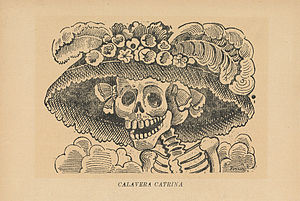 300x201 La Calavera Catrina - La Catrina Drawing