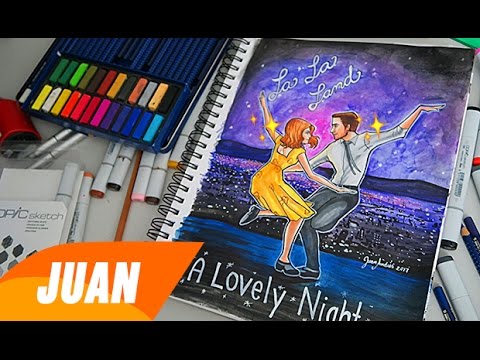 480x360 how to draw la la land juan da corte - La La Land Drawing