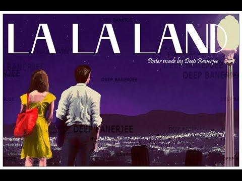 480x360 la la land poster drawing - La La Land Drawing