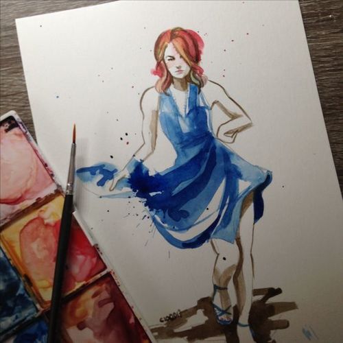 500x500 la la land discovered - La La Land Drawing