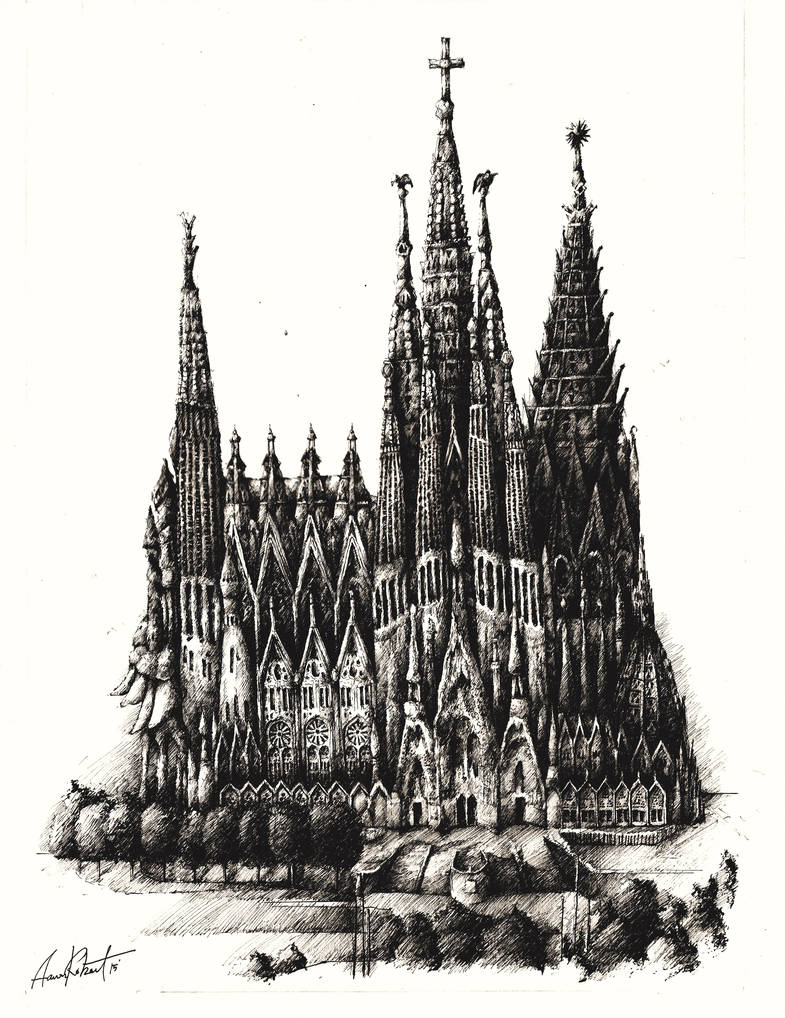 La Sagrada Familia Drawing at Explore collection