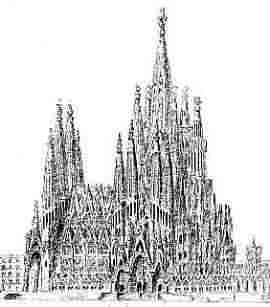 270x307 sagrada familia - La Sagrada Familia Drawing