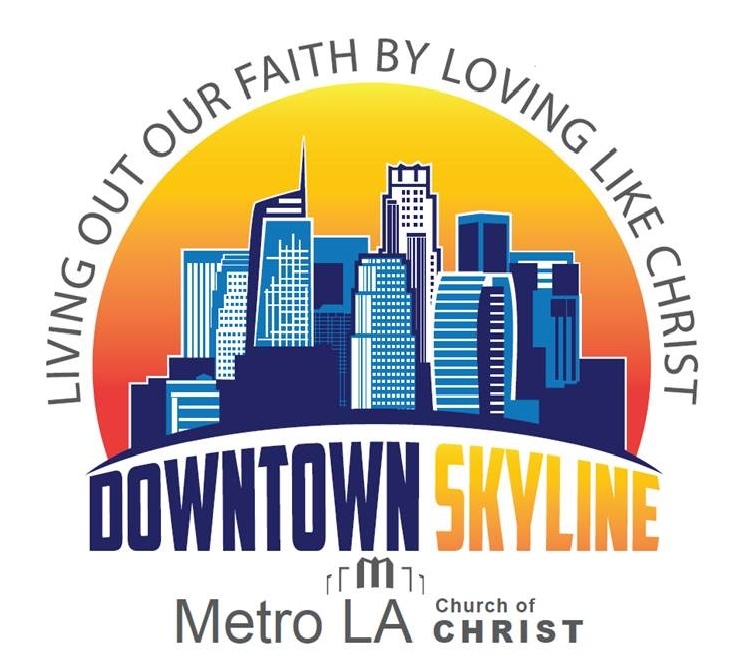 754x668 Downtown Skylinela - La Skyline Drawing