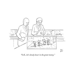 300x300 two scientists in lab coats observe a group drawing - Lab Coat Drawing