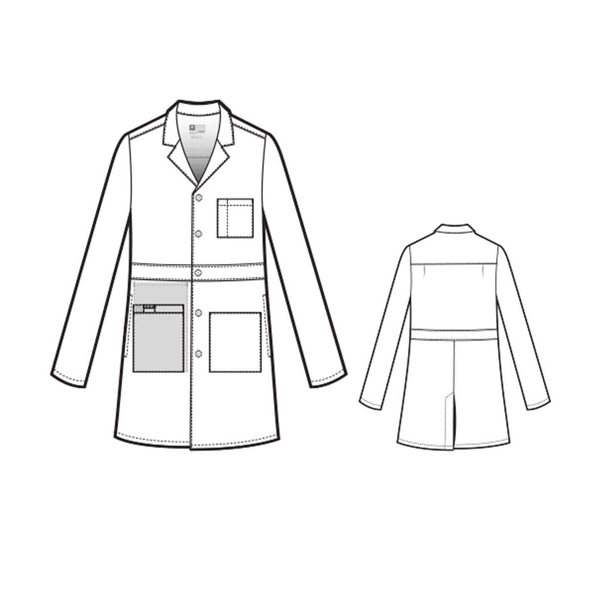 Lab Coat Drawing at PaintingValley.com | Explore collection of Lab Coat