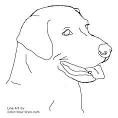 236x236 easy black lab drawing labradors, labrador retriever and labrador - Lab Drawing