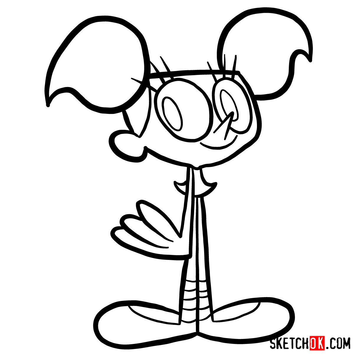 1200x1200 how to draw dee dee dexter's laboratory - Laboratory Drawing