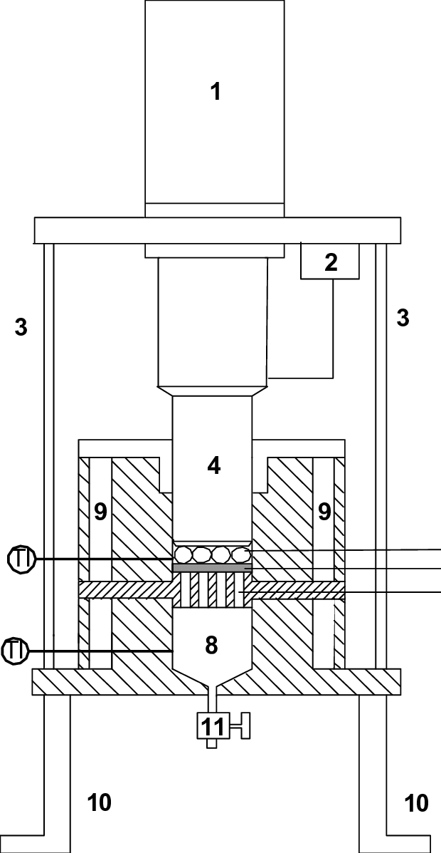 620x1197 Schematic Drawing Of The Laboratory Press - Laboratory Drawing