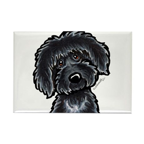 460x460 Labradoodle Drawing Magnets - Labradoodle Drawing