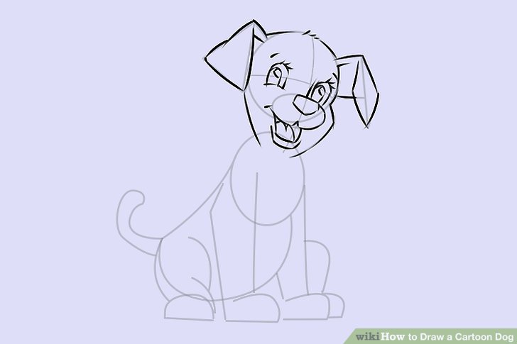 728x485 labrador cartoon drawing super easy ways to draw a cartoon - Labrador Cartoon Drawing