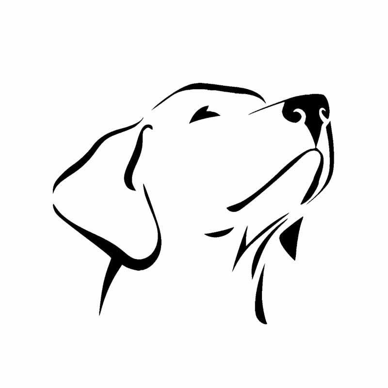 Labrador Line Drawing at PaintingValley.com | Explore collection of ...