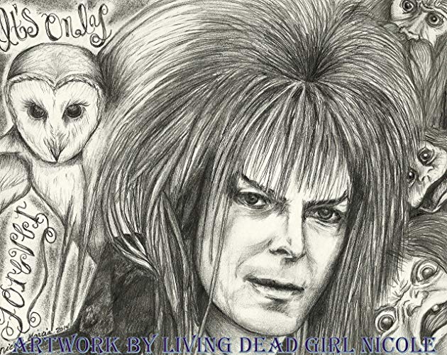 630x500 Portrait Drawing Art Printit's Only Forever - Labyrinth Drawing