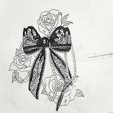 225x225 image result for lace bow drawing lace bow - Lace Bow Drawing