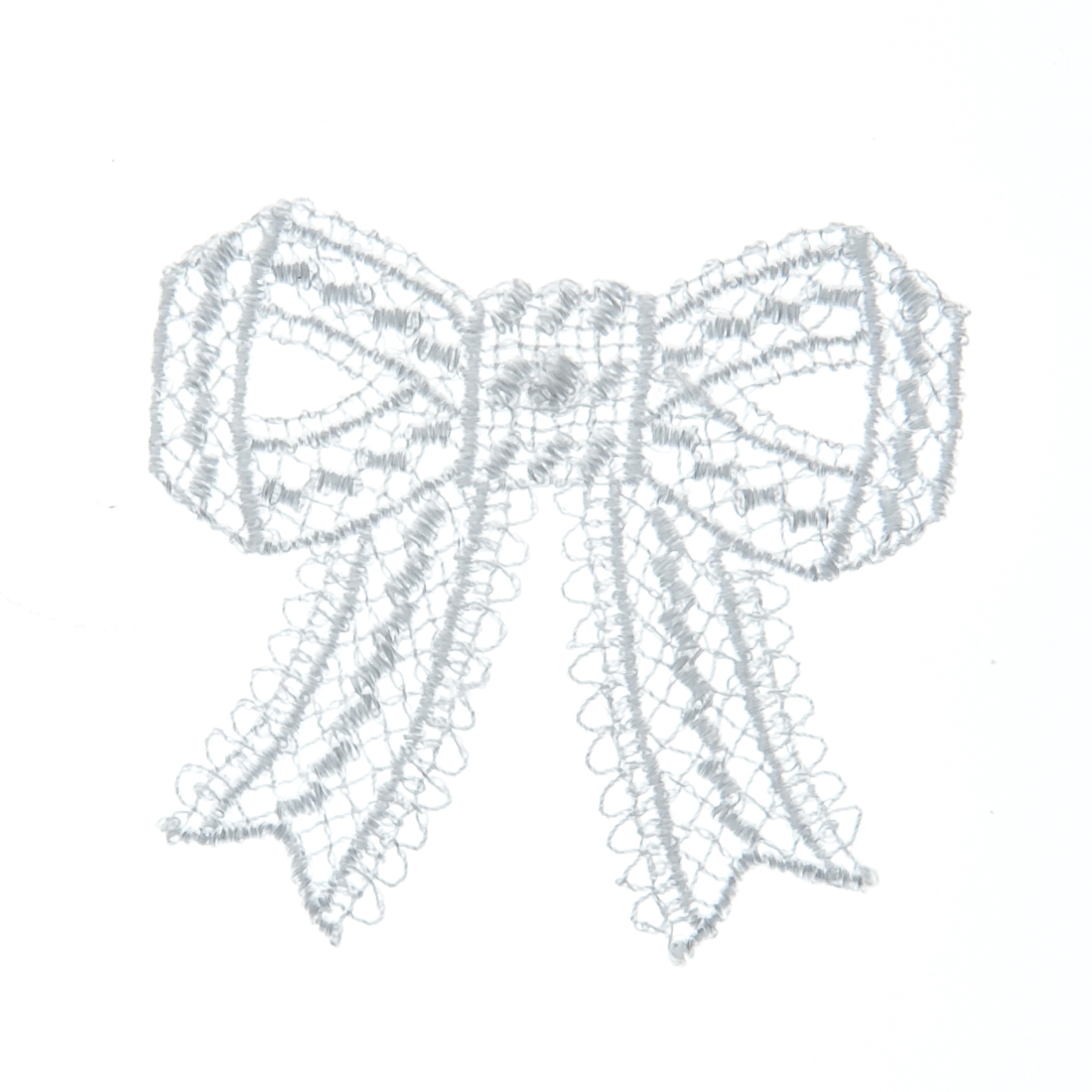 1100x1100 lace bow white iron on motif - Lace Bow Drawing