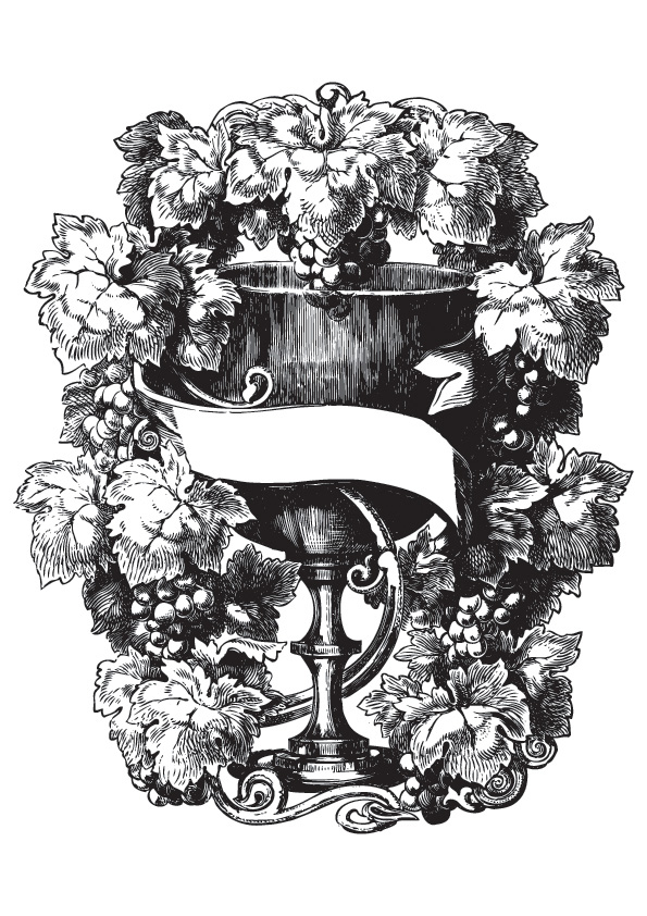 595x842 Pen Drawing Style Lace Pattern - Lace Pattern Drawing