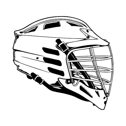 Lacrosse Helmet Drawing at Explore collection of