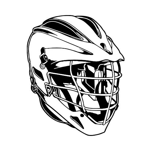 Lacrosse Helmet Drawing at Explore collection of