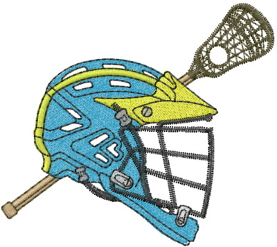 400x356 Lacrosse Helmet Embroidery Design Annthegran - Lacrosse Helmet Drawing