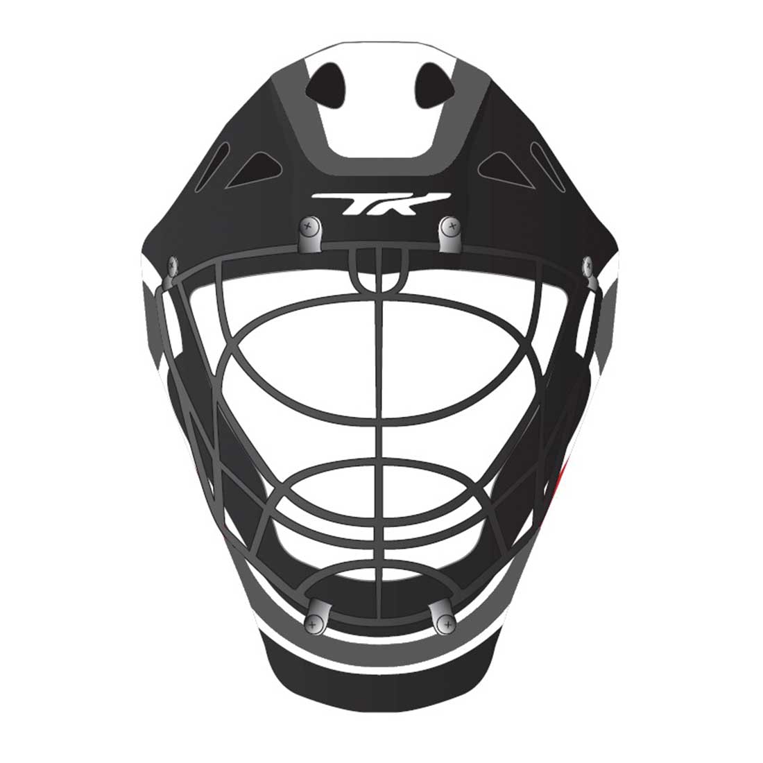1100x1100 Tk Total Goalie Helmet - Lacrosse Helmet Drawing