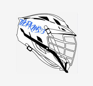 300x278 Cascade Syracuse S Sold Lacrosse Helmets Sidelineswap - Lacrosse Helmet Drawing